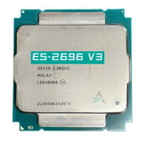 Xeon E5-2696 v3 E5 2696v3 E5 2696 v3 2.3 GHz 18-Core Twenty-36-Thread 45MB 135W CPU Processor LGA 2011-3