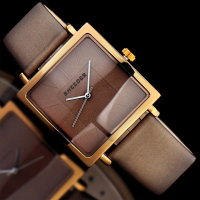 ✨ Best-selling popular square watch, small black watch, retro women's quartz watch with leather st