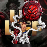 Mô hình One Piece Luffy Gear 4 Siêu Lớn vùng Wano với Súng của Vua Khỉ và Cái tay khổng lồ, mô hình 