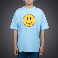 DREW HOUSE MASCOT TEE PACIFIC BLUE (100% AUTHENTIC) S
