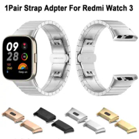 2Pcs Metal Watch Band Connector 20mm Wrist WatchBand Strap Adapter For Redmi Watch 3 Smartwatch Wristband Accessories