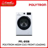 POLYTRON Mesin Cuci Front Loading 8 Kg Inverter PFL-8108