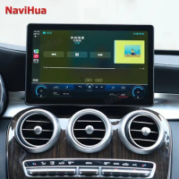 Android Touch Screen Video Player Portable Stereo Car For Mercedes Benz W205 GLC X253 Android Carplay Multimedia Player