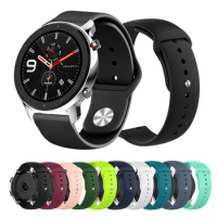 Silicone Strap For Huami Amazfit GTR 2 2e 47mm Pace Zepp Z Sport Watchband For Xiaomi Amazfit Stratos 2 2S 3 Breathable Bracelet
