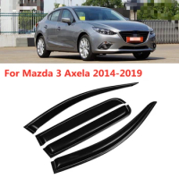 Car Styling For Mazda 3 Axela 2014 2015 2016 2017 2018 2019 Window Visor Wind Rain Sun Smoke Guard Deflector Vent Shade Shelter
