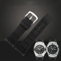 Notch End Silicone Watch Band for IWC Ingenieur Strap for Men 30*16mm Waterproof Rubber Watch Strap Bracelets Pin Buckle Belt