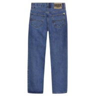 (มือสอง) HARA Stone-washed Straight Fit Jeans กางเกงยืนส์ สีฟอก ด้ายทอง ขากระบอก 8 นิ้ว Midnight Cla