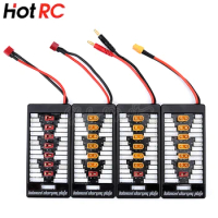 HotRC High Quality 2-6S XT60 T Plug Parallel Charging Balance Lipo Battery Charger Board Adapter For Imax B6 B6AC B8 A6 Charger