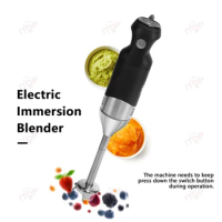 ITOP Handheld Blender 220W 250W Immersion Blender Stick Food Mixer Durable Commercial/ Household Use 8 Files Speed 4000-18000RPM