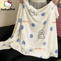 Korean INS Style Plush Blanket Star Fashion Home Soft Blankets Cute Portable Milk Velvet Quilts Aircondition Lounge Chair Towel