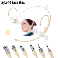 Omnidirectional Head Wearing Headset Microphone Mic for Shure Sennheiser Audio Technica MiPro Karaoke Wireless Mic System