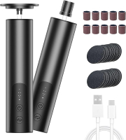 Electric Callus Remover for Feet(6 Speed) 2 in 1 Electric Foot File Nail Grinder Rechargeable Foot S