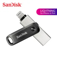 SanDisk iXpand Flash Drive Go USB Flash Drive 128GB 256GB USB3.0 MFI Pen Dirves Lightning Memory Stick for iPhone iPad PC