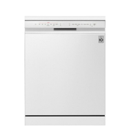 【LG 樂金】14人份 QuadWash™ 四方洗蒸氣洗碗機｜雲朵白 DFB533FW【三井3C】
