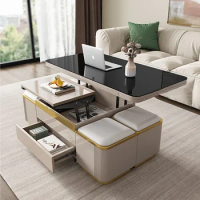 Living Room Luxury Coffee Table modern Organizer Nordic Mobile Coffee Table folding Modern hotel Couchtisch furniture for home