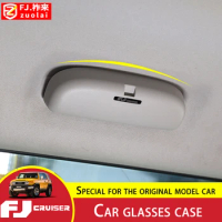 For Toyota FJ Cruiser Car Glasses Case Sun Visor Glasses Case FJ Cruiser Glasses Storage Box Automotive Interior Accessories