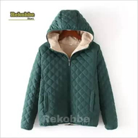 Jaket winter wanita / Jaket musim dingin wanita / Jaket bulu wanita / Jaket bulu musim dingin wanita
