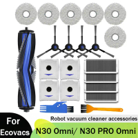 Aksesori Gantian untuk Vakum Robot Ecovacs Deebot N30 Omni dan N30 PRO Omni, Aksesori Ecovacs Deebot