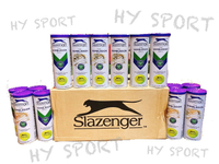 【H.Y SPORT】『一箱裝』 SLAZENGER  WIMBLEDON 溫布頓大滿貫比賽專用網球 3顆 / 桶 （24桶為一箱）