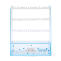 Cinnamoroll Storage Jewelry Box Display Cabinet Hanger House Shape Jewelry Box Anime Action Figures Model Toys for Girl Gift