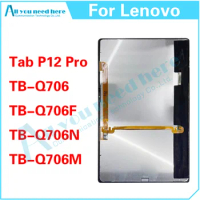 100% Test For Lenovo Tab P12 Pro Q706 TB-Q706 TB-Q706F TB-Q706N TB-Q706M LCD Display Touch Screen Digitizer Assembly Replacement