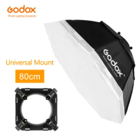Godox Pro 31.5" 80cm Octagon Softbox Universal Mount Studio Strobe Lighting Godox K-150A K-180A 250SDI 300SDI E250 E300