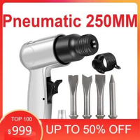 Air Chipping Hammer Kit Mesin Pahat Alat Berat Kompresor Udara Palu Pneumatik dengan Pahat Bit - Pne