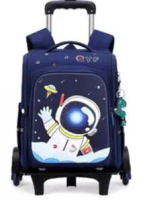 School Trolley Bag with Wheels for boys Wheeled Backpack bag for girls school Rolling Backpack Bags Kids Rolling Trolley Bag