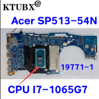 19771-1 motherboard.For Acer SP513-54N Laptop Motherboard.With CPU I7-1065G7/I5-1035G4.RAM 16G.100% Test Work