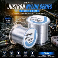 Senar Pancing Daiwa Justron nyllon 500 Meter 0,26 Default hijau