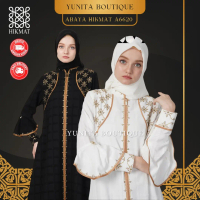 Abaya Hikmat Fashion Original A6620 Abaya Black Hitam White Putih dan Navy Best Seller