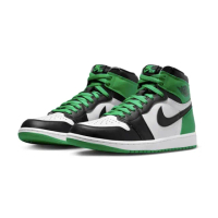 【NIKE 耐吉】Air Jordan 1 Retro High OG GS Lucky Green 黑綠 女鞋 大童 FD1437-031