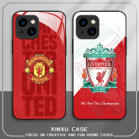 Manchester United F.C., Dành Cho IPhone 15 PlusỐp Điện Thoại Kính Cường Lực Câu Lạc Bộ Bóng Đá, Live