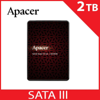 【Apacer 宇瞻】AS350X 2TB 2.5吋 內接式SSD固態硬碟