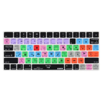 XSKN for Logic Pro X Final Cut Pro X Photoshop PS Shortcut Laptop Keyboard Cover for Apple iMac Magic Keyboard Hot keys Skin