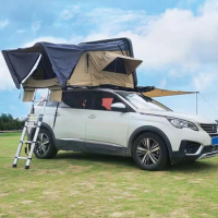 Roof top tent vehicle side awning car trailer roof top tent 2-4 person tent