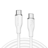 สายชาร์จ รุ่น MOSS USB-C TO USB-C [1.8M/6FT/USB2.0/3A-60W] สีขาว