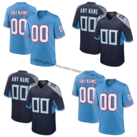 Wholesale Embroidered Tennessee America Football Jersey Name No. 8 Will Levi s 22 Derrick Henry Sports Shirts