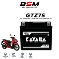 AKI MOTOR VARIO 125/150 AKI KERING KAYABA GTZ7S Original Langsung Pakai