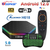 [Hot]Woopker Smart   Android 12 T95Z PLUS Allwinner H618 4GB 64GB Dual Band Wifi6 BT5.0 6K Media Pla