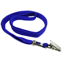 【文具通】無印字 識別證帶 識別帶 掛繩 識別吊式布帶 藍色 E1010018