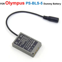 BLS-5 DC Coupler PS-BLS5 Dummy Battery Adapter For Olympus Cameras PEN E-PL7 E-PL5 E-PM2 Stylus1 1S OM-D E-M10 E-M10 Mark II