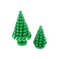 Building Block Part Garden-plants Scenery Pine Tree The Christmas Tree 2435 3471 Building Scene Compatible with Lego Toys