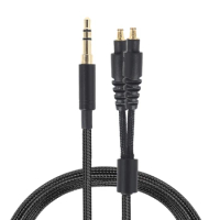 Replacement Cable for Audio Technica For ATH-MSR7b SR9 ES750 ES950 ES770H ESW990H ADX5000 AP2000Ti Headphones