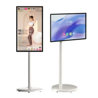 27 32 inch Projection Screen Portable Touch Screen 360 degree Rotating Led Wifi Android Smart Television Monitor For Meeting