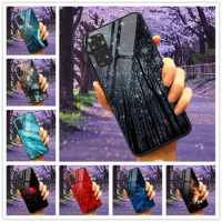 For Redmi Note 12 Pro 4G Case 2023 Tempered Glass Starry Marble Back Covers for Xiaomi Redmi Note 12 Pro 4G Note12Pro Bumpers