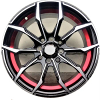 Casting Aluminium Forged Car Wheels 15 16 17 18 19 Inch Red Black Alloy Wheel, 4x108 Alloy Wheel Rims