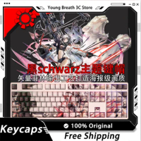 Custom Diy Arknights Hentai Keycap Mechanical keyboard Kit Keycap Light Transmission 108Key PBT Keycap Set PC Gamer Accessories