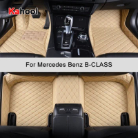KAHOOL Custom Car Floor Mats For Mercedes Benz B-CLASS W245 W246 W247 B180 B200 B220 B250 Auto Accessories Foot Ca