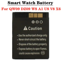 Smart Watch Battery For QW09 DZ09 W8 A1 U8 V8 X6 Smartwatch Battery LQ - S1 3.7V 380mah High Quality Rechargeable Battery